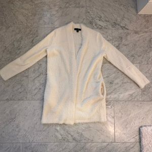 Banana Republic ivory fuzzy sweater